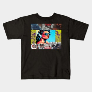 IEM Radio Design Indie Music Radio Station Kids T-Shirt